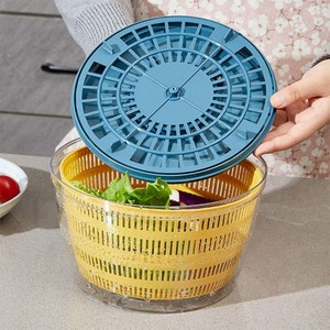 Essoreuse à salade électrique avec boîtier en ABS écologique et moteur haute vitesse 3000 tr/min pour un séchage rapide de la laitue, du chou frisé et des épinards à la maison - Product Image 2