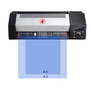Machine à plastifier à chaud et à froid pour documents A3, photos, plastifieuse à rouleaux A3, machine à plastifier A3 - Product Image 2