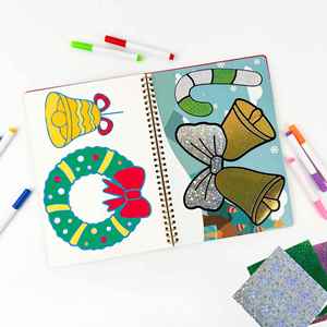 Superbes Articles Créatifs de Noël pour Enfants : Cadeaux d'Anniversaire Amusants, Fournitures de Fête, Activités Artistiques en Feuille Métallisée - Product Image 5