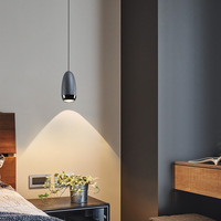 Nouveau lustre de chevet de concepteur créatif simple nordique petit lustre d'ascenseur de vol stationnaire libre