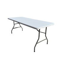 Table pliante rectangulaire portable pour camping en plein air, salle à manger et conférence, meubles ménagers en plastique pour hôpitaux