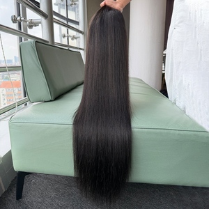 Straight HD Lace Front Closure Wigs 100% Unprocessed Raw Virgin Human Hair Wigs Glueless Wigs Natural Color Factory - Product Image 3