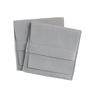 リボンハンドル付きマイクロファイバーベルベットポーチ幾何学的ロープドローストリングデザインカスタマイズ可能なロゴ旅行用ベルベットバッグ - Product Image 3