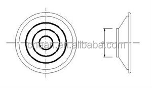 Grille <span class=keywords><strong>d</strong></span>'aération anodisée <span class=keywords><strong>D</strong></span>éflecteurs <span class=keywords><strong>Plafond</strong></span> - Product Image 5