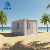 Maison Modulaire Conteneurisée Préfabriquée de 20 pieds, Expédition Immédiate, Démontable, Installation Rapide, Panneaux Sandwich en Acier