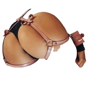 Lingerie sexy pour femme en cuir PU, harnais, bodystockings, porte-jarretelles, ceintures de style épée, body gothique, pour le fétichisme et le style rave - Product Image 6