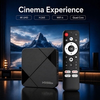 TV Box Inteligente ATV H96Max con Android 14, 4K, Quad Core, WiFi 2.4G/5GHz y Ethernet de 100M para Entretenimiento en el Hogar
