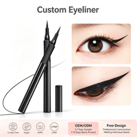 Crayon Eyeliner Liquide Vegan Soyeux Imperméable OEM en Gros, Cosmétique Longue Durée Pigmenté Lisse, Stylo Eyeliner Personnalisé