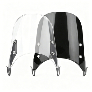 Parabrisas Modificado para Motocicleta, Universal de 5-7 Pulgadas, Estilo Retro, Protector de Carenado Delantero - Product Image 1