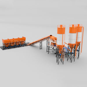 <span class=keywords><strong>HZS90</strong></span> Stationäre Nass beton mischa nlage Beton mischa nlage zum Verkauf mit Zements ilo - Product Image 3
