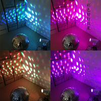 Vente chaude Miroir Réfléchissant Suspendu Boule Disco Dj Effet De Lumière Affichage De Noël Décoration Argent Miroir Boule