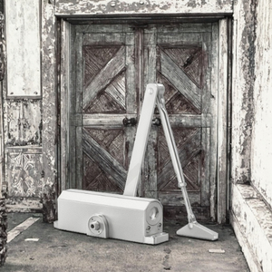 VIANS Meccanismo di <span class=keywords><strong>Chiusura</strong></span> Automatica per Porte in Lega di Alluminio Moderno, 80kg, Ammortizzazione Fluida, Autobloccante, <span class=keywords><strong>Chiusura</strong></span> Lenta, Apertura a 180°, Facile Installazione - Product Image 3