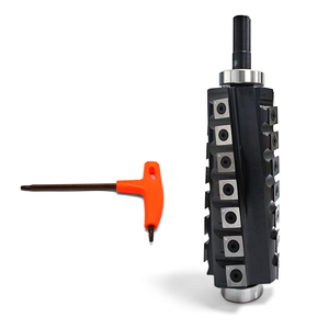 Tête de coupe spirale Hiizug de 6 pouces pour dégauchisseuse-raboteuse de 6 pouces, tête de coupe hélicoïdale pour le travail du bois - Product Image 1