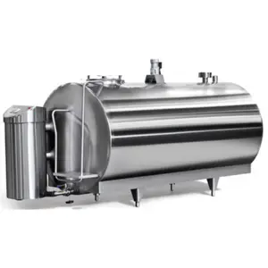 Resfriador de leite de aço inoxidável 500L-8000L, tanque de armazenamento de leite para vacas, grande capacidade, preço de fábrica