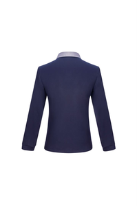 Camicia uniforme del personale del ristorante in poliestere Spandex del personale dell'hotel con Logo personalizzato per <span class=keywords><strong>Bar</strong></span> e caffè cameriera uniforme per camerieri - Product Image 5