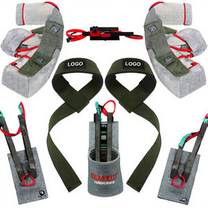 Correa de Muñeca de Nailon y Cuero con Neopreno para Fitness, Culturismo, Levantamiento de Pesas, Entrenamiento de Fuerza, Protector de Palma, Equipo de Seguridad - Product Image 2