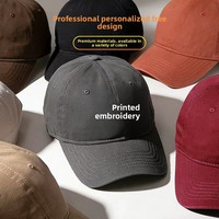 Casquette de baseball personnalisée avec logo brodé, 100 % coton, réglable, 6 panneaux, protection solaire pour la restauration, la publicité du thé au lait et du café