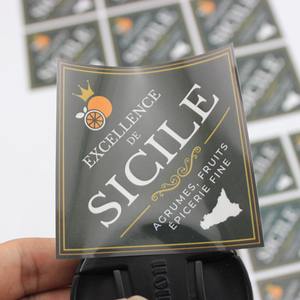 Étiquettes d'emballage de produits d'impression personnalisées, étiquettes adhésives imperméables permanentes pour le <span class=keywords><strong>verre</strong></span>, impression d'étiquettes adhésives sans danger pour les aliments - Product Image 6