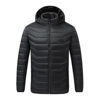 Vente chaude vêtements chauffants d'hiver à double contrôle avec température réglable coupe-vent et manteau chaud adapté au ski