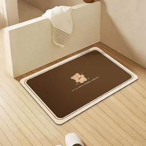 <span class=keywords><strong>Antiscivolo</strong></span> ad asciugatura rapida assorbente sottili tappeti da bagno misura <span class=keywords><strong>sotto</strong></span> la porta pavimento del bagno, <span class=keywords><strong>tappeto</strong></span> di fango diatomico - Product Image 4