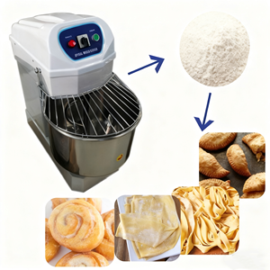New Spiral Dough Kneader & <b>Mixer</b> Food Grade Stainless Steel Adjustable Speed for Baking <b>Bread</b> Cake Flour Dough - Product Image 4
