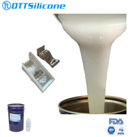 Silicone liquide moins cher pour fabriquer un moule GRC RTV-2 caoutchouc silicone