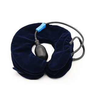 Dispositif de traction cervicale Kangzhu KD4512, support gonflable pour le cou, pour la correction de la spondylosis et la thérapie d'étirement, bleu, taille unique - Product Image 4