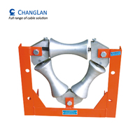Rouleau de pose de câbles Changlan, rouleau de guidage d'angle droit pour l'installation de câbles électriques