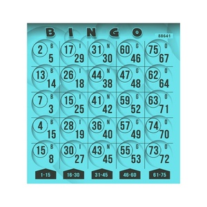Cartes de Bingo Personnalisées Direct Usine – Impression Texte & Photo Personnalisée pour Jeux de Fête/Événementiels – Faible MOQ - Product Image 1