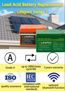 Solargenerator/Ebike 48V 72V, Energie speicher zu Hause und BMS-System 12,8 V 7,2 Ah LiFePO4-Batterie 92,16 Wh 3000 Zyklen - Product Image 4