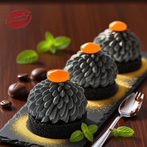 Saint Anna di alta qualità 3D dolce francese stampo in Silicone moderno fiore vassoio da <span class=keywords><strong>forno</strong></span> per sapone fatto a mano gelatina glassa torta di caramelle strumenti - Product Image 2