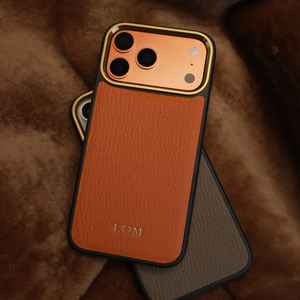 Étui de téléphone en cuir de chèvre pleine fleur de qualité supérieure, silencieux, luxueux, magnétique, antichoc, pour 17 Pro Max, vente en gros en dropshipping - Product Image 1