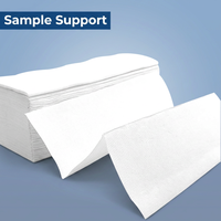Serviettes en papier universelles pliées en Z, en pâte de bois vierge, blanches, multi-pliées, pour distributeur de serviettes en papier, bureau, hôpital, OEM