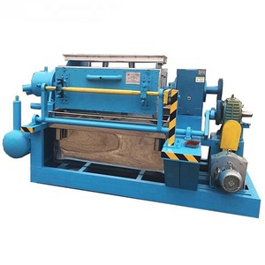 Best Manufacturer Pieces Per Hour Automatic 4 Side Paper Pulp Molding Container Holder Crate Flats Tray Making <b>Machine</b> - Product Image 1