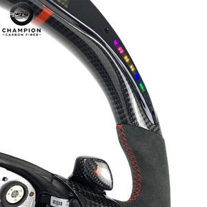 BMW E90 E91 E92 E93 için LED ekran karbon Fiber direksiyon E81 E82E87 E88 M3 M4 otomotiv parçaları 2009 2010 2011 2012 - Product Image 5