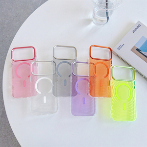 เคสโทรศัพท์มือถือลายคลื่นไล่สีแบบเรืองแสงสำหรับ iPhone 18 17 16 15 14 13 Pro Max  แบบแม่เหล็ก  ลายคลื่น  วัสดุ IMD  ฝาหลัง - Product Image 1