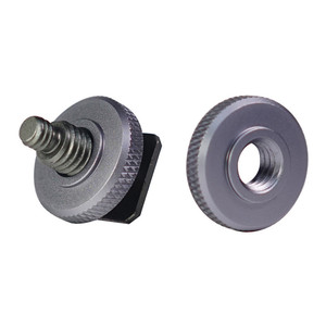 Adaptador de Montaje de Zapata Caliente Oculta de 3/8 a 1/4 para Trípode de 1/4, para Cámara Digital y Montaje de Cámara con Tornillo - Product Image 5