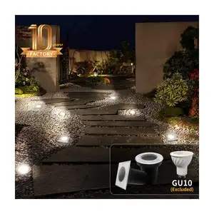 LED In-ground Light Buried Light GU10 MR16 Waterproof Outdoor Recessed Spot Ground Underground Floor Lamp For IP65 Road