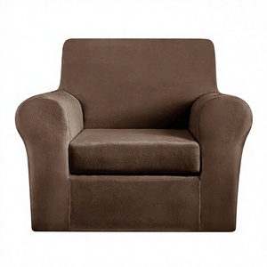 MeiMeileo Juego <span class=keywords><strong>de</strong></span> 2 <span class=keywords><strong>Fundas</strong></span> Lavables <span class=keywords><strong>para</strong></span> Sillón y Sofá, Transpirables, Antipolvo, Elásticas, con <span class=keywords><strong>Fundas</strong></span> Separadas <span class=keywords><strong>para</strong></span> Cojines (Oscuro) - Product Image 1