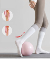 Chaussettes de yoga et de Pilates respirantes à cinq doigts avec soutien de la voûte plantaire, antidérapantes, personnalisées, de qualité supérieure, pour femmes et unisexe