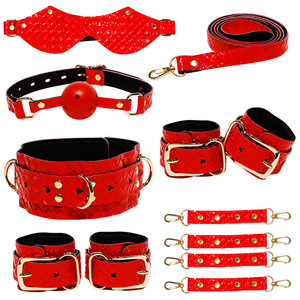 Kit Bondage <span class=keywords><strong>culotte</strong></span> haute qualité femmes sous-vêtements BDSM Bondage Kit cuir fouet BDSM Pu Bondage Gear - Product Image 4