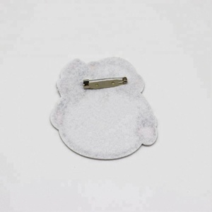 만화 말 철 입 금속 자수 배지 애니메이션 기념 배지 브로치 고급 자수의 라운드 안전 핀 - Product Image 3