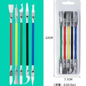Mengyue Hardware 5 Piece CPU Glue Removal Kit Stainless Steel Tools For Mobile Phone Repair 22Cm Length - Product Image 1