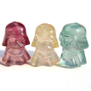 Mô Hình Khắc Phim Mini Pha Lê Fluorite Cầu Vồng Tự Nhiên Giá Sỉ Darth Vader Làm Quà Tặng - Product Image 2