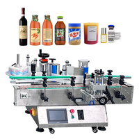 Petite étiqueteuse automatique de table bouteille carrée ronde vin cosmétique bière boîte de conserve pot étiqueteuse ronde