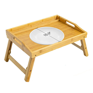 <span class=keywords><strong>Plateau</strong></span> de petit-déjeuner pliable en bambou portable, table pour ordinateur portable, table pour <span class=keywords><strong>manger</strong></span> et travailler sur le canapé, <span class=keywords><strong>plateau</strong></span> de service en bois - Product Image 3