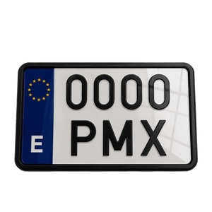 Placa de Matrícula Europea de Acrílico Ecológica y Segura (Española) con Letras 3D para Motocicletas y Automóviles - Product Image 3