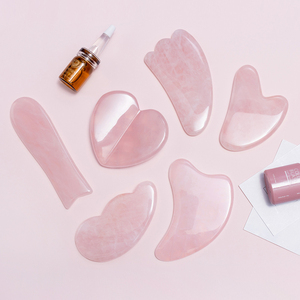 หินควอตซ์ Gua Sha นวดหน้ารูปปีกหยกธรรมชาติสำหรับนวดหน้าพร้อมอุปกรณ์ดูแลผิว - Product Image 6