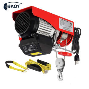 1 Ton 2200LB listrik 220v kawat baja kawat derek tali kerekan troli derek angkat - Product Image 1