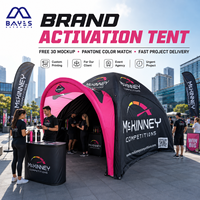 Carpa Inflable Impermeable para Publicidad, con Logotipo Impreso Personalizado, Diseño Hermético, Material Oxford 400D, para Ferias Comerciales y Exposiciones